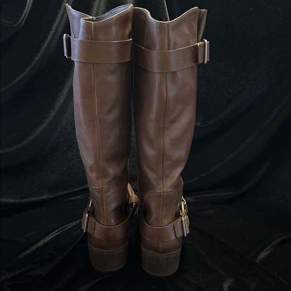 NWOB AREZZO LEATHER MOTO BOOTS 9 - Picture 5 of 7